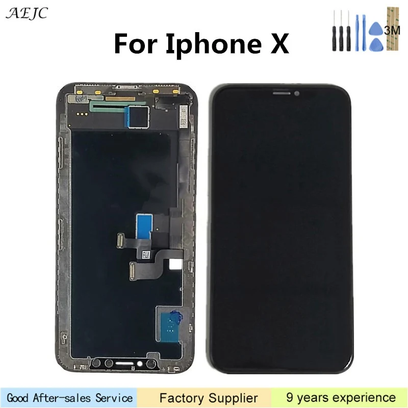 5 8 &quotдля iPhone X ЖК дисплей с 3D кодирующий преобразователь сенсорного экрана в