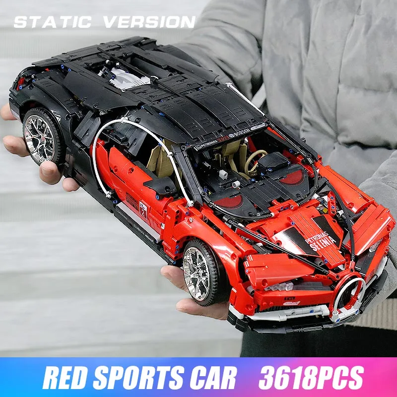 MOC Blocks Technic Car Series Supercar Bugattis Модель Строительный блок кирпичи совместимые наборы