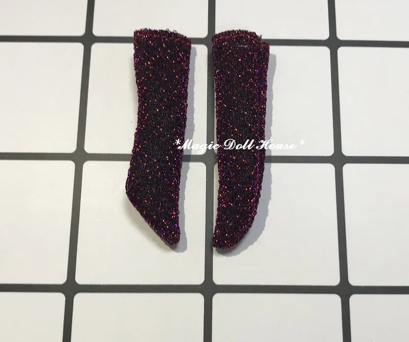 [MG675] Neoblythe аксессуары для кукол# 2pr Блестящий сетчатый чулок для NeoBlythe кукла azone для розничной продажи кукольной одежды - Цвет: Красный