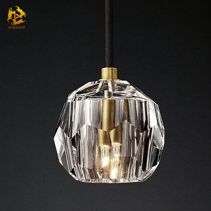 

2pcs Pack, 11cm Diameter Crystal LED Hanging Lights with G9 Bulb