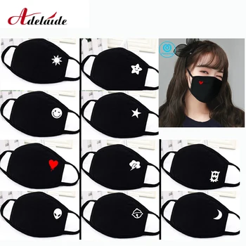 

1Pcs Cartoon Anime Bear Masks Halloween Masquerade Cosplay Keep Warm Cotton Cute Bear Mask Camouflage Anti Dust Mouth Muffle