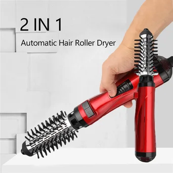 

2 In 1 Electric Hair Curler Brush Roller Rotate Styler Comb Multifunctional Straightening Curling Iron Hair Fashion