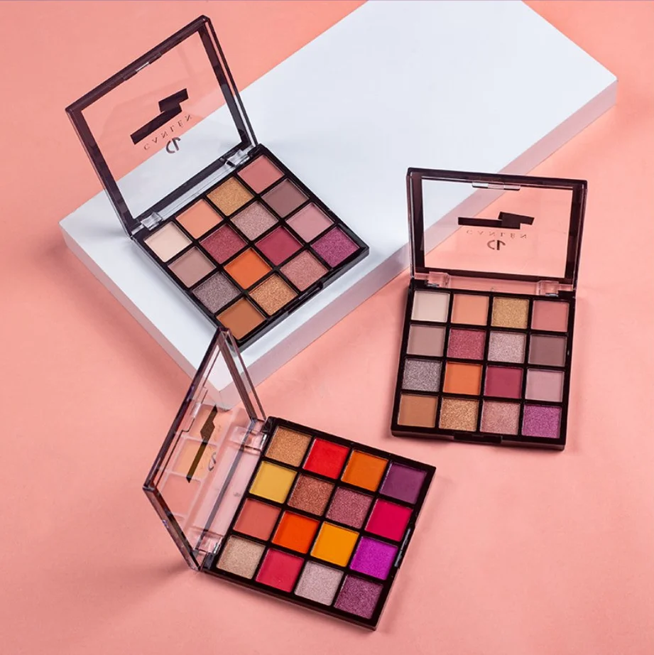 

New Cosmetics Matte Shimmer Glitter Long-lasting Eyeshadow Not Easy Blooming Portable Magic Eye Shadow Tray