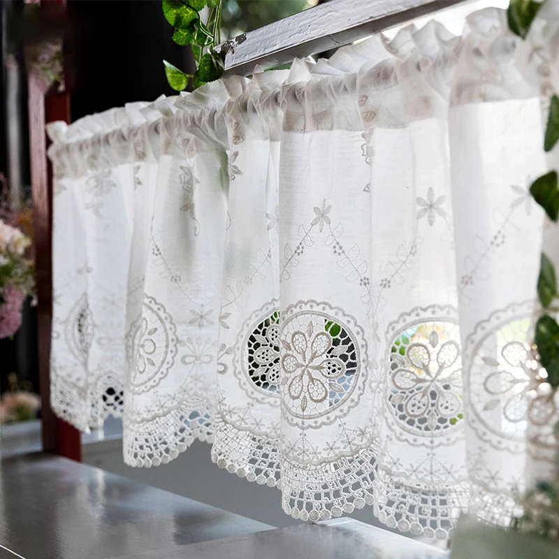 

Curtain Home Decorati Living Room Bedroom Curtains For Kitchen Door Partition Half Curtain Coffee Shop Office Decoration Bedroom