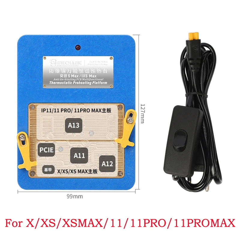 Mechanic ix5 Max для IPHONE X XS XSMAX 11 PRO MAX материнская плата слойный Чип Процессор снять