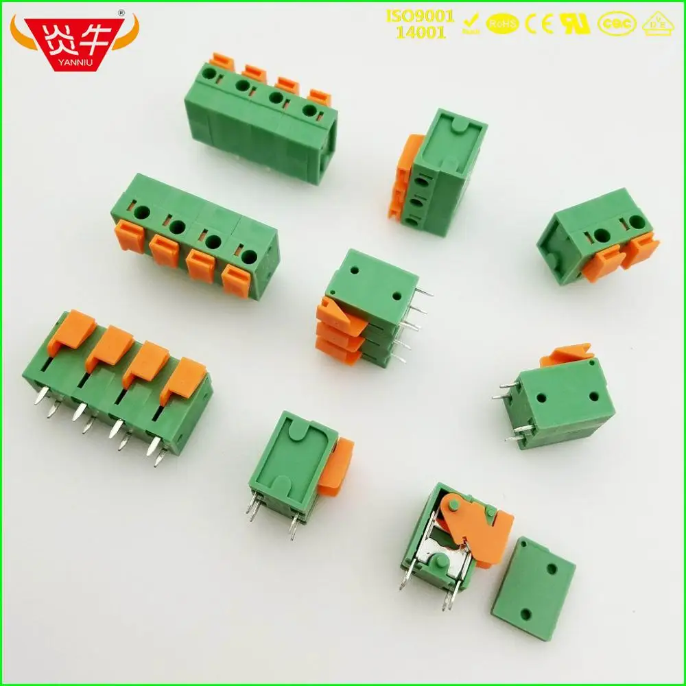 Blocos de Terminais de Mola Milímetros 2pin12pin Ffkdsa – V1-7 Kefa 62-1790364 Phoenix Contact Degson Kf142v 7.62 Dg142v 2p12p Pcb