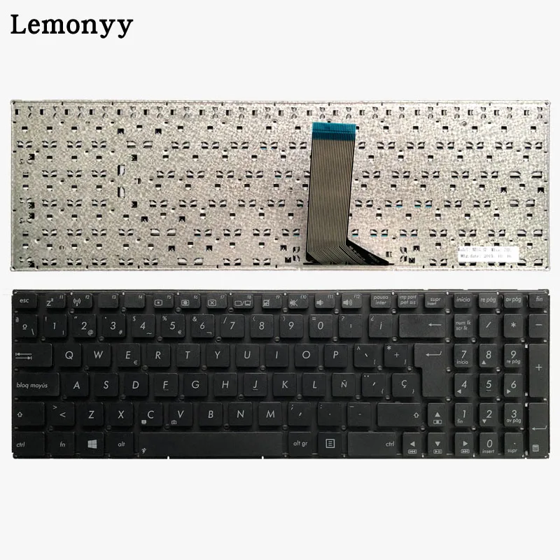  Spanish Keyboard for ASUS x551 X551M X551MA X551MAV F550 F550V X551C X551CA SP Laptop keyboard blac