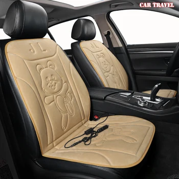 

CAR TRAVEL 12V Heated car seat cover for Kia cerato spectra sorento picanto ceed sportage rio K3 K7 K4 K5 Winter Pad Cushions