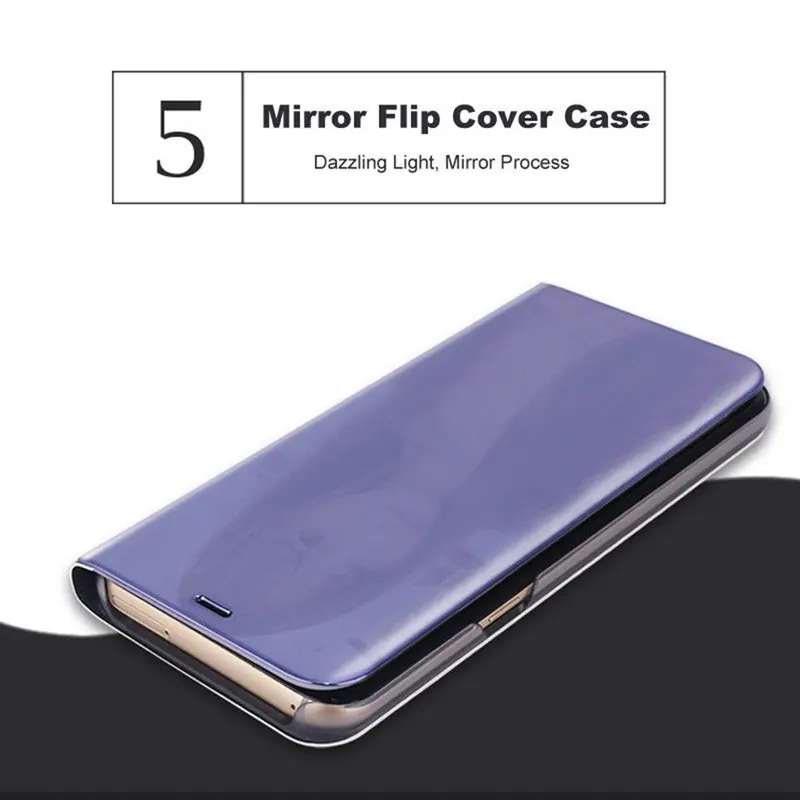 xiaomi leather case cover Thông Minh Gương Ốp Lưng Điện Thoại Xiaomi Redmi Note 9S 9 8 7 5 6 Pro Max 8T 4 4X Redmi 9 K20 Pro 4X 8 8A 7 7A 6 6A 5 Plus F1 Bao xiaomi leather case cover