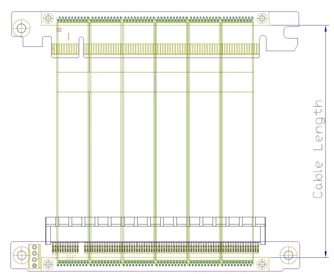 Flexible PCIe 4.0/3.0 X16 Graphics Card Extension Cable - Double Reverse Design for ITX A4 Builds Description Image.This Product Can Be Found With The Tag Names Graphics card cable x16, Pci e 30 x16 riser cable, Pci e x1 x16 riser cable, Pcie 30 x16 extension cable