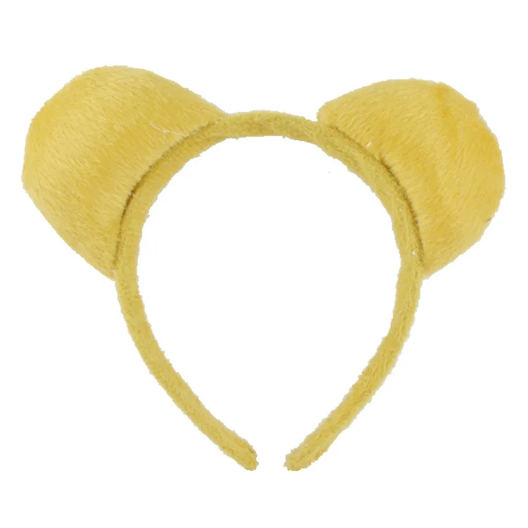 Halloween Makeup Ball Carnival Party Bar Party Dressing up Animal Headdress New Style Brown Bear Ear Hair Bands Batch