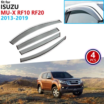 

for Isuzu MU-X RF10 RF20 2013~2019 Window Visor Vent Awnings Rain Guard Deflector Shelters Cover Accessories 2014 2015 2016 2017