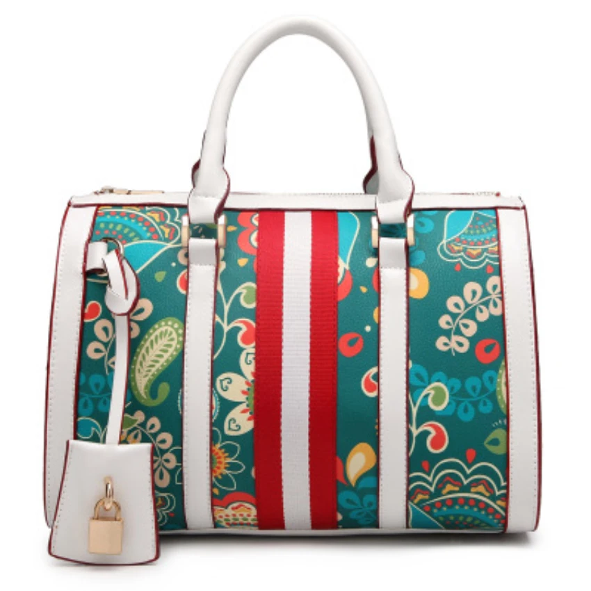 

2019 new ladies bag spring and summer explosion models European and American fashion handbags portable Messenger handbag