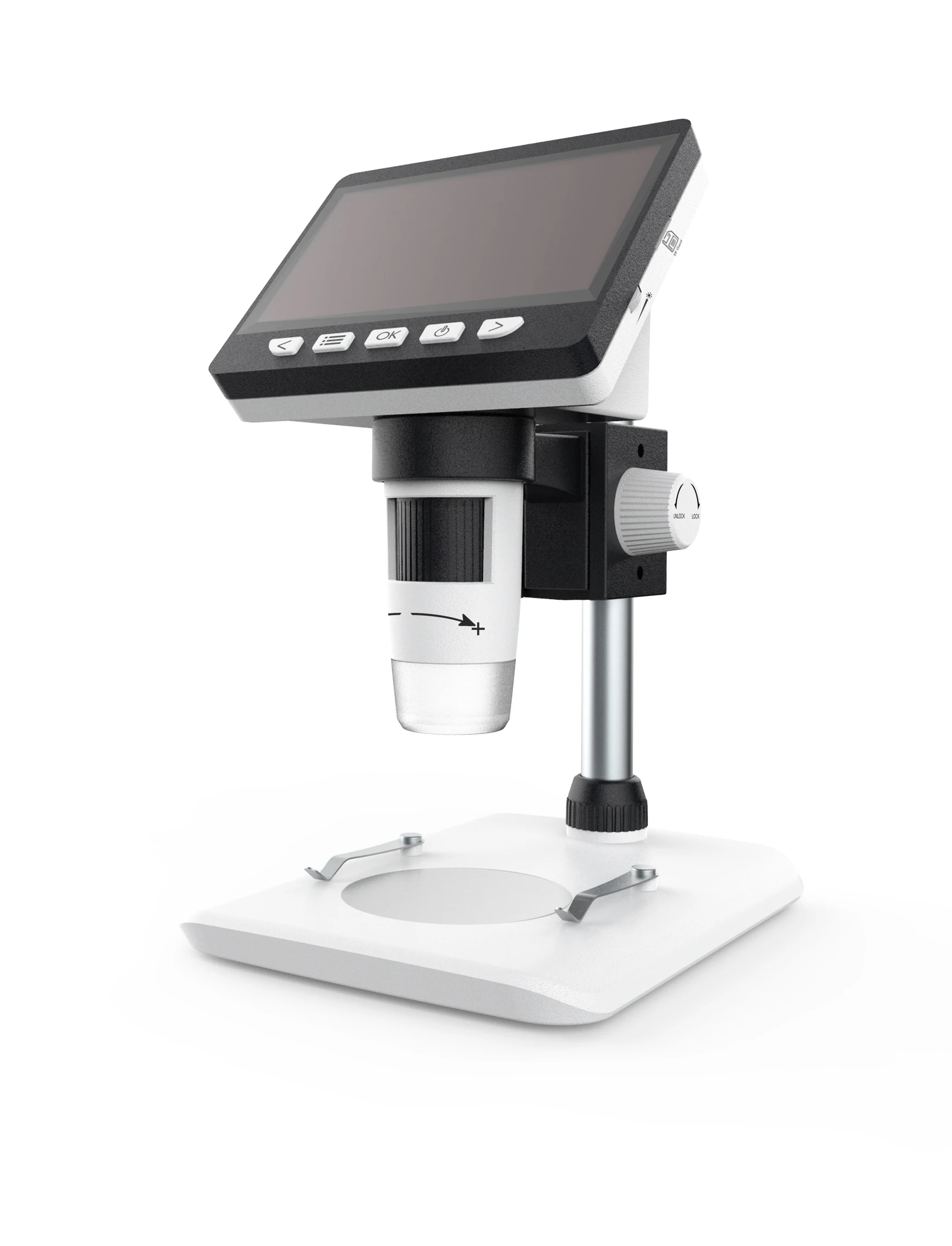 

LCD electronic microscope 4.3'' Desktop LCD Digital 1000X Microscope Electronic Endoscope Magnifier identification of jewelry