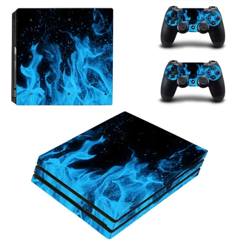 

Blue Flame Style Skin Sticker for PS4 Pro Console And Controllers Decal Vinyl Skins Cover Style 0204