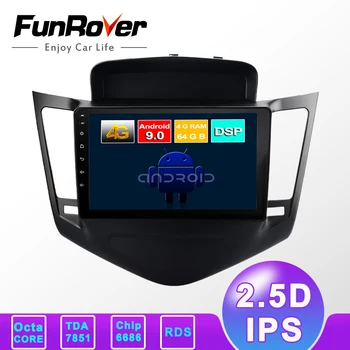 

Funrover octa core 2 din android 9.0 car dvd multimedia player For Chevrolet Cruze 2009-2013 car radio gps navigation stereo DSP