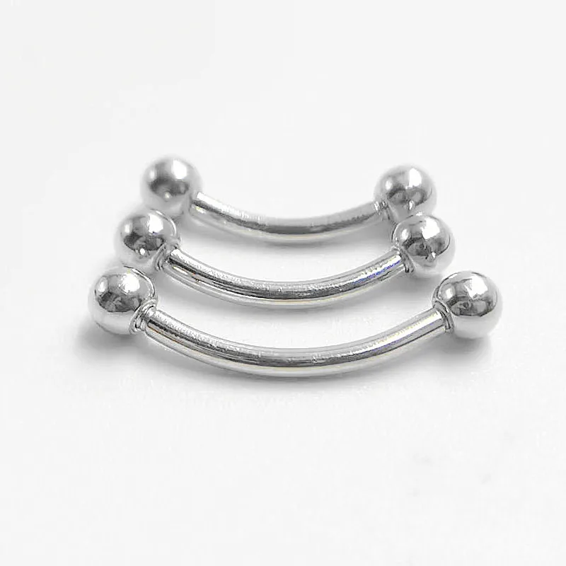 925 серебряные брови гвозди пирсинг ювелирные изделия для женщин Панк Простой моды