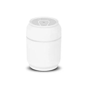 

Hot 3 in 1 200ML USB Air Humidifier Ultrasonic Cool-Mist Adorable Cans Mini Humidifier with LED Light Mini USB Fan