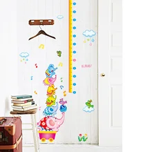 SF046 летают как наклейки для измерения роста детской комнаты спальни для школьного Кабинета, детского сада ткань украшения наклейки на стену аксессуары для дома