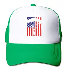 Унисекс, Кепка водителя грузовика, американский парашютный Флаг США, мужская и женская Регулируемая сетчатая Кепка, забавная хип-хоп кепка s