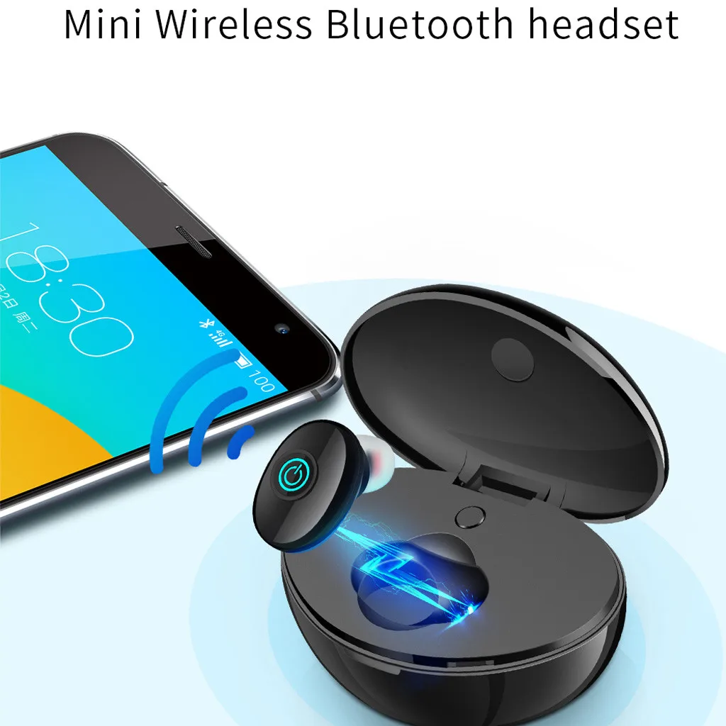 VOBERRY Blueteoth 5,0 наушники настоящие беспроводные наушники TWS наушники-вкладыши IPX5 водонепроницаемые мини наушники 3