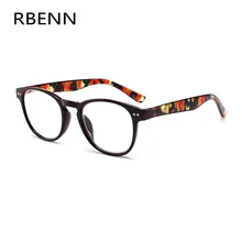 RBENN модные очки для чтения Для женщин Для мужчин цветочный дужки на пружине пресбиопические очки для чтения с диоптриями+ 1,25 1,75 2,75 5,0 6,0
