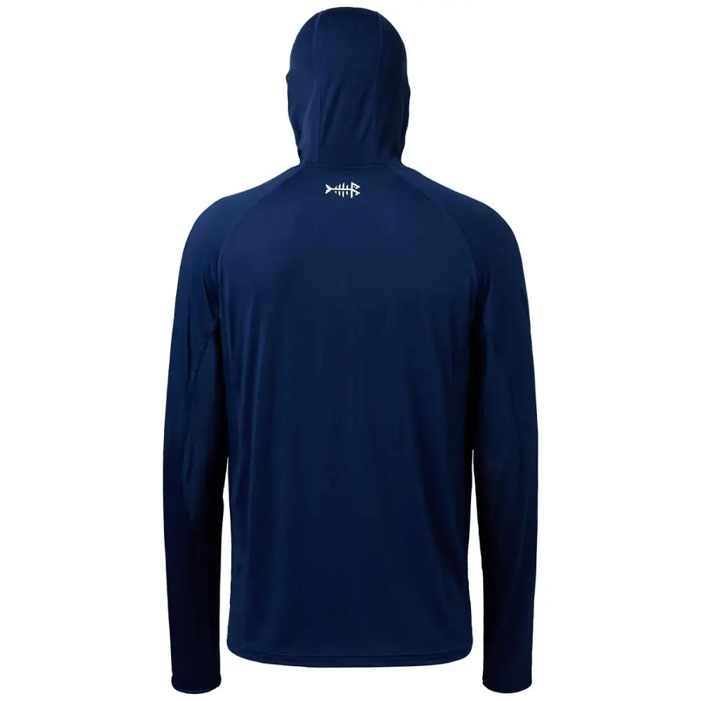 Fishing Shirt Men&rsquo;s Long Sleeve UPF 50+ with Mask UV Neck Gaiter Hoodie
