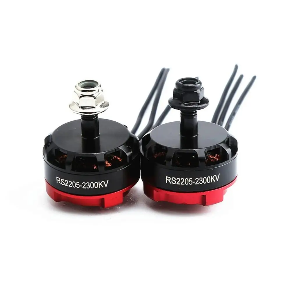 RS2205 2300KV 2205 CW/CCW бесщеточный двигатель 3-4S для FPV RC гоночный Дрон Мультикоптер двойной замок CW/CCW локоны