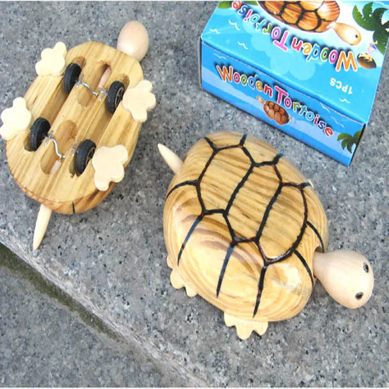 

55007 Wooden Product Environmentally Friendly CHILDREN'S Toy Home Decorations Small Ornaments Activity Turtle