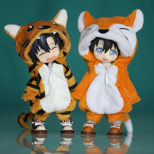 New Cute Dinosaur animal monster Doll Clothes for ob11,obitsu 11,molly, gsc,1/12 BJD Doll Accessories Clothing BJD Baby Clothes 2