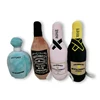Luxury Pet Dog Toys Durable Plush Wine Bottle Squeaky Toys For Dog Gift Plush Perfume Dog Toys With Squeaky 3