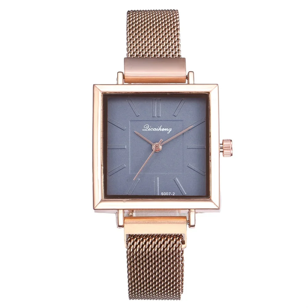 

Fashion Milan Magnetic Buckle Watches Women's Casual Square Shell Case Ladies Korean Simple Stylish Quartz Wristwatches Clock