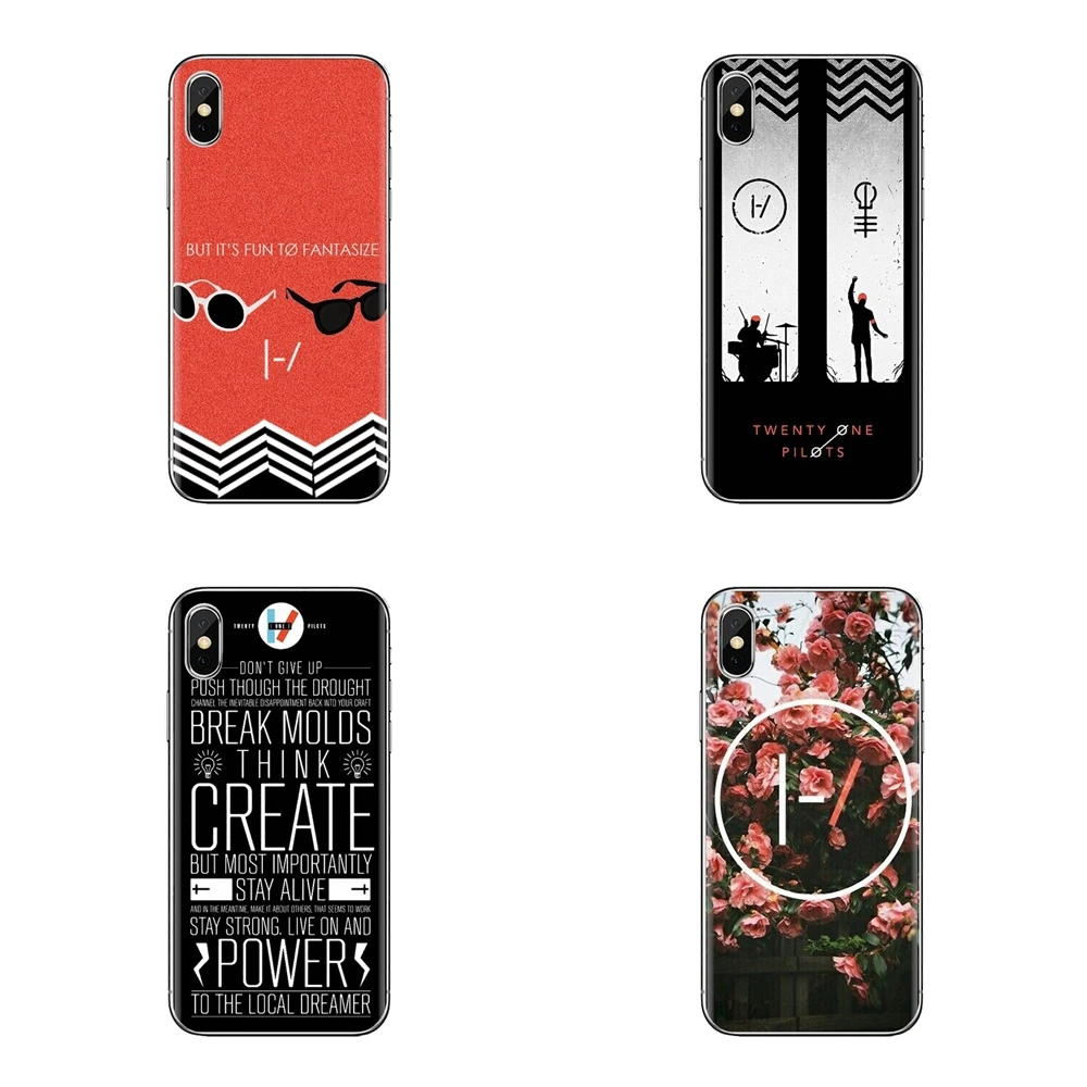 21 Twenty One Pilots для Xiao mi 6 A1 Max x 2 5X 6X Red Note 5 5A 4X 4A A4 4 3 Plus Pro прозрачный мягкий чехол Чехлы |