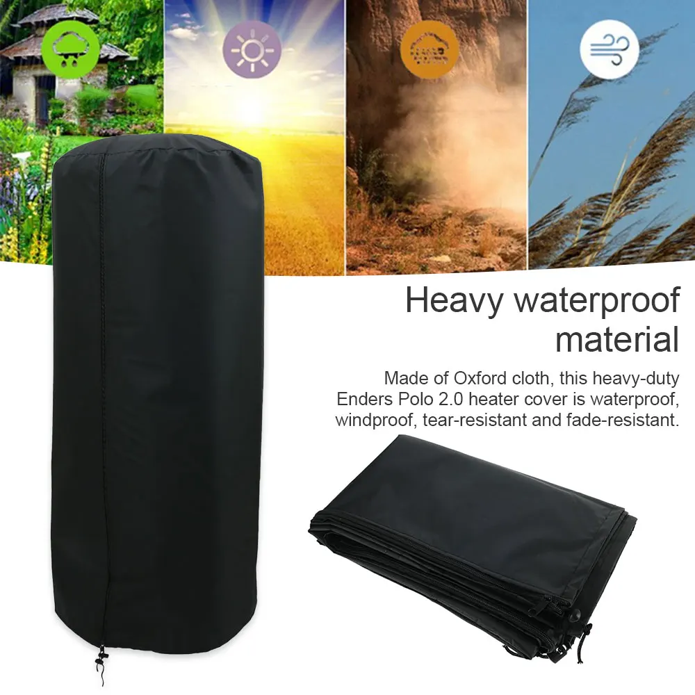 

Garden Gas Pyramid Patio Heater Covers Waterproof For Outdoor Heater Outside Furniture Protector All-Purpose Covers