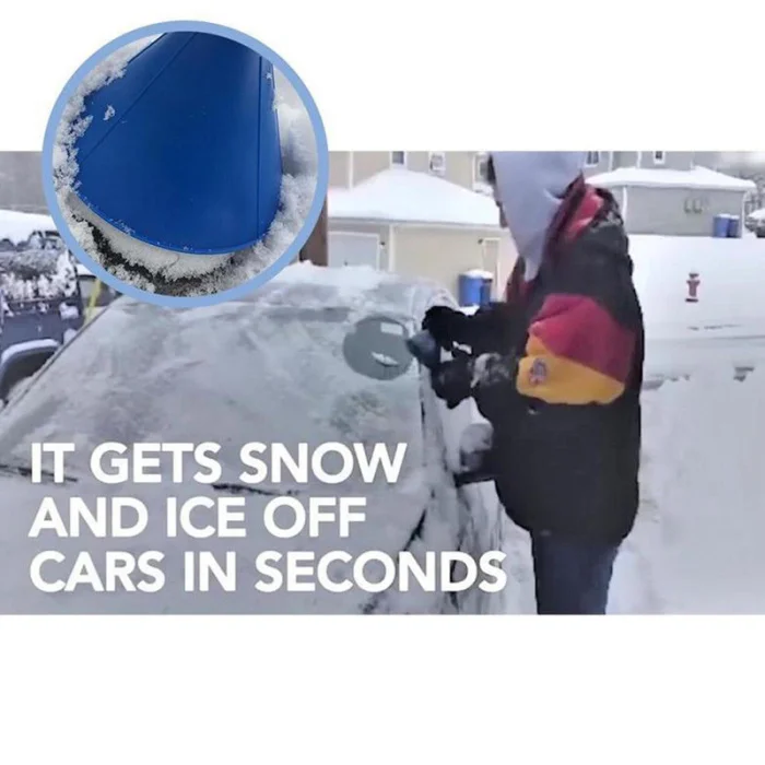 Волшебный автомобиль лобовое стекло Ices снег для удаления скребок Инструмент Портативный конической формы Воронка PAK55