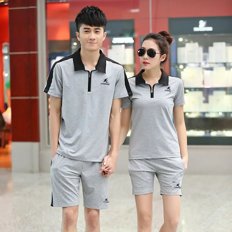 

Sports Set Men's Summer Short Sleeve Set Couples Sportswear Summer Casual Sports Clothing Set Men Summer Large Size