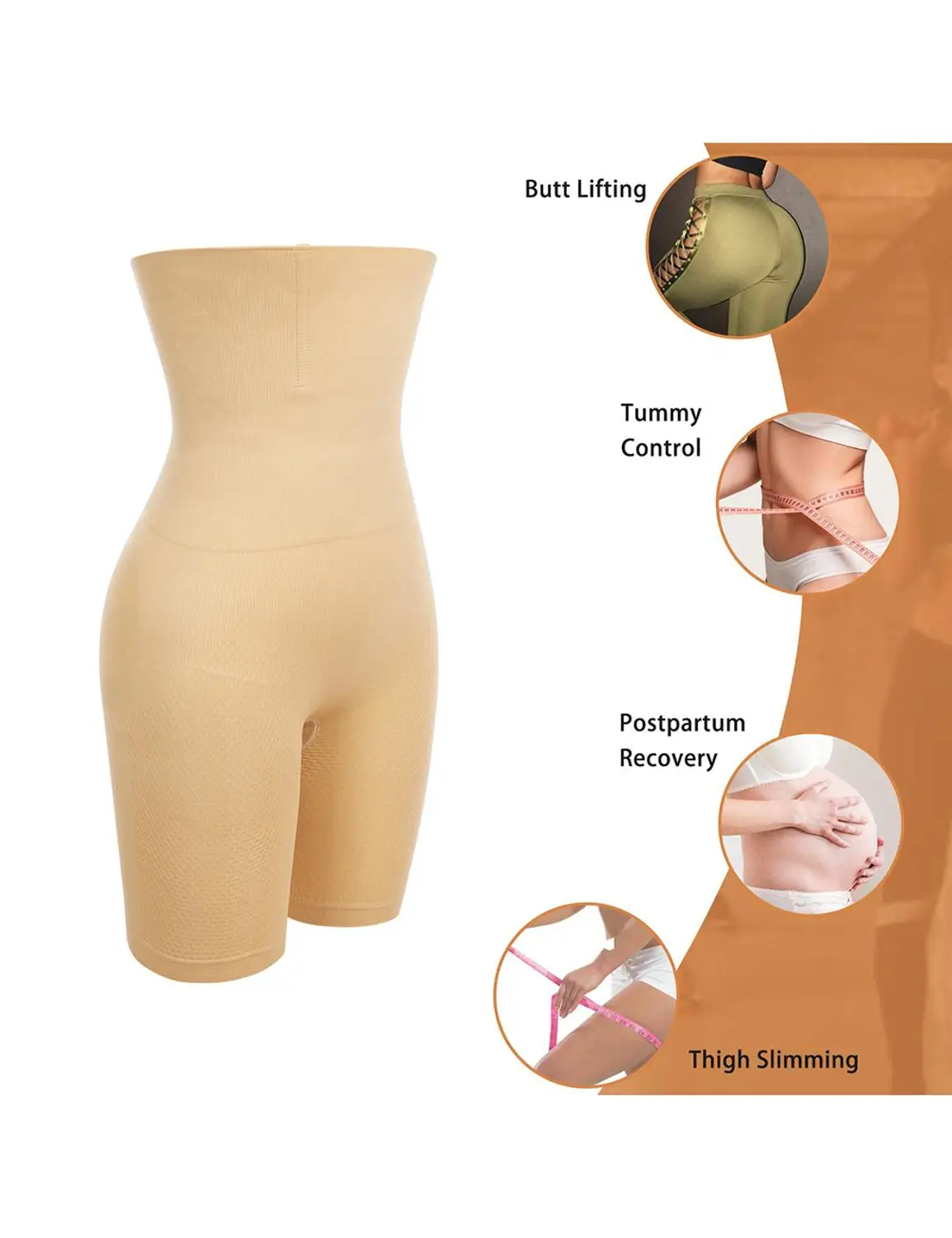 Талия SECRET Женская Hi-WAIST Body Shaper прикладочная подтяжка Корректирующее белье тренер контроль живота трусики бесшовные бедра стройнящие нижнее белье