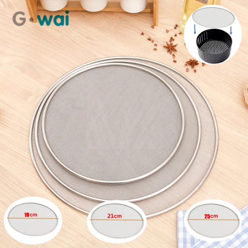 Air Fryer Oil Net Inverted Friteuse Stainless Steel Splash Filter Anti-grease Anti-scald Pot Lid | Бытовая техника
