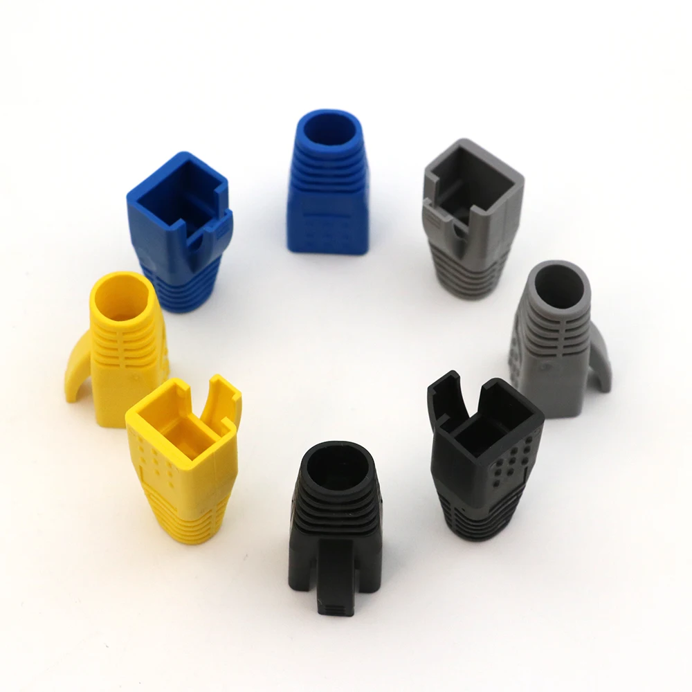 Xintylink rj45 шапки cat6a cat7 rg rj 45 сетевой ethernet кабель Разъемы cat 7 сапоги оболочка вилка