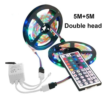 

Flexible Ribbon Home Lamp Tape With Remote Control Adhesive LED Strip Camping Lighting Corridor Decorative RGB USB Accessories