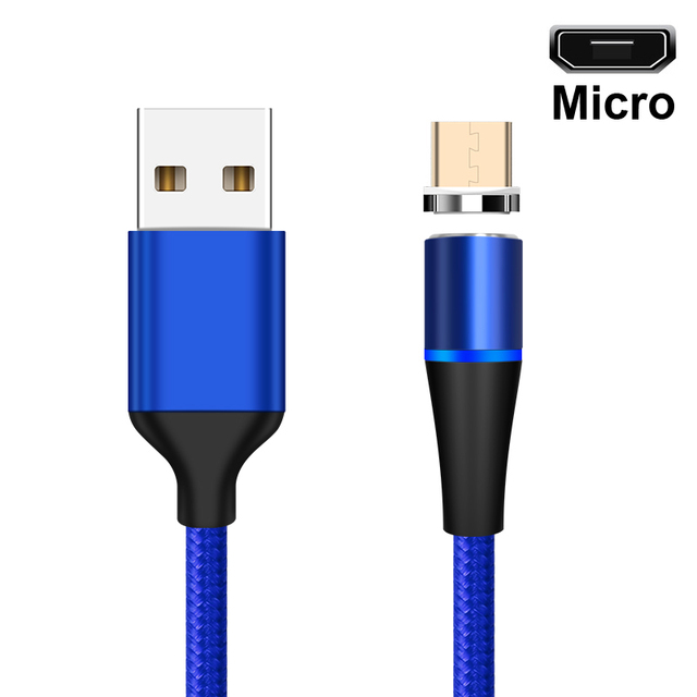Cable 3A Fast Charging Micro USB Type C Cable For iPhone Xiaomi Redmi A2 Note 8 5 Magnetic Charger Phone Data USB Cord