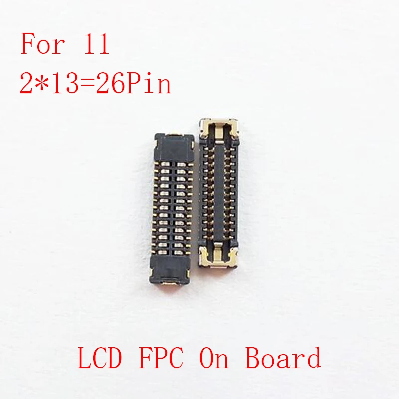 

10Pcs Clip For iPhone 12 11 Pro Max XS XR X 8 7 Plus 8P 7P 6S 6SP XSmax 11Pro LCD Display Digitizer FPC Connector On Motherboard