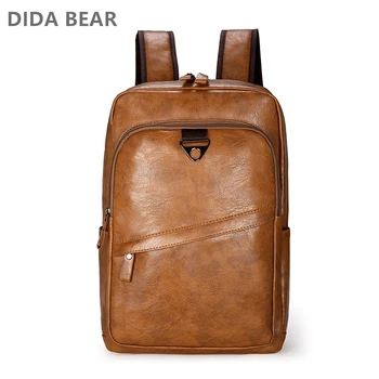 Men’s PU Leather Backpack 1