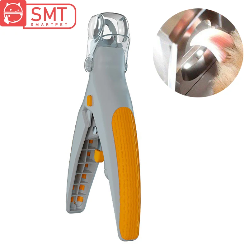 Professional Pet Dog Cat Nail Clippers Trimmer With Led Light Electric