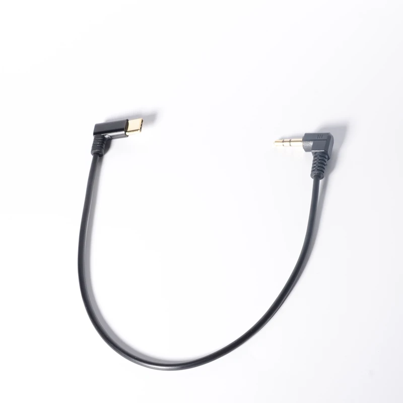 USB C to 3.5mm Audio Cable, 90 Degree Right Angle Type C Male to 3.5mm Male Car Aux Cable Compatible with Google Pixel 3/3XL/2/2