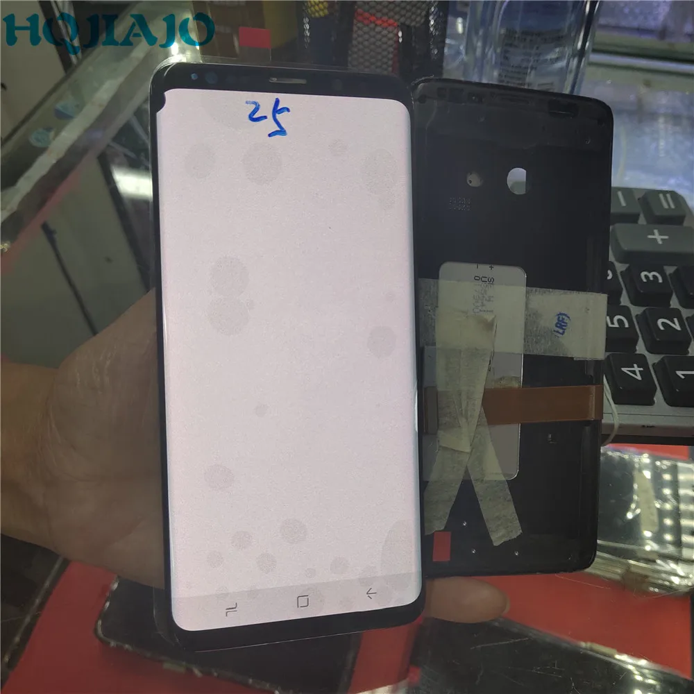  Dead pixels AMOLED Test For Samsung Galaxy S9+ G965F G965W Touch Screen Digitizer LCD Display For S