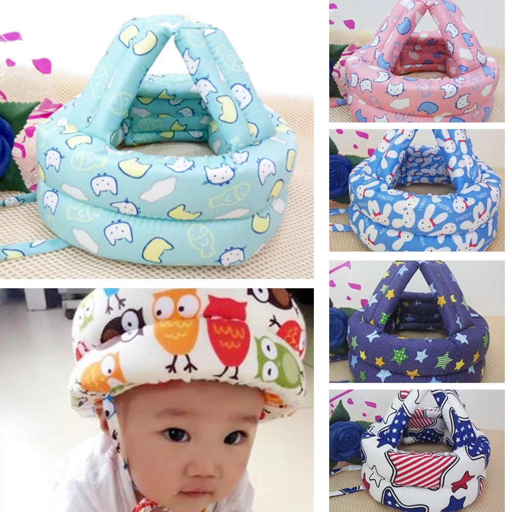 

Baby Toddler Cap Anti-collision Protective Hat Baby Safety Helmet Soft Comfortable Head Security&Protection Adjustable