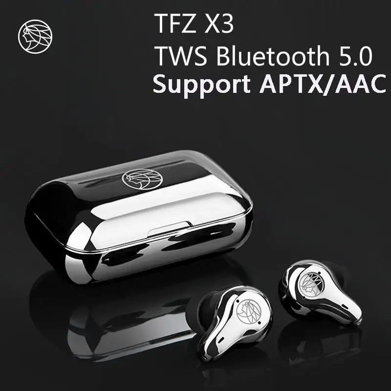 

TFZ X3 TW Bluetooth 5.0 Touch Earphone Aptx True Wireless 2BA Dual Driver Headset Hands Free Noise Cancelling Sport Headset
