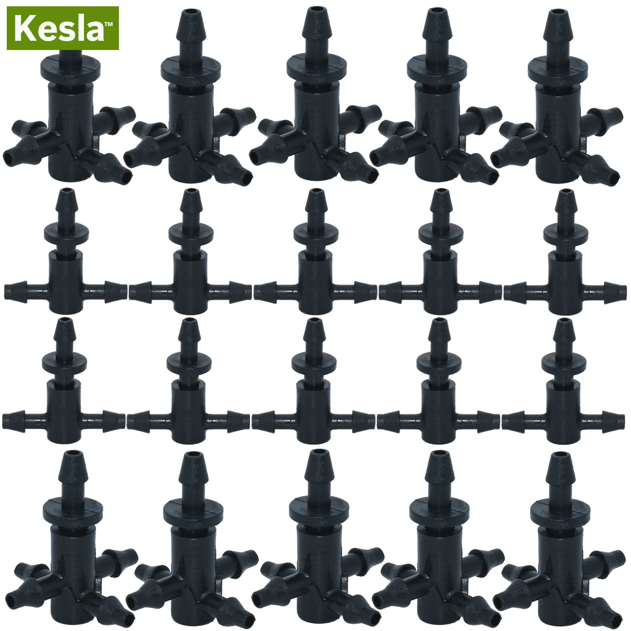 20x капельная стрелка 4 ходовой крестовой коннектор капельный 2 адаптер для