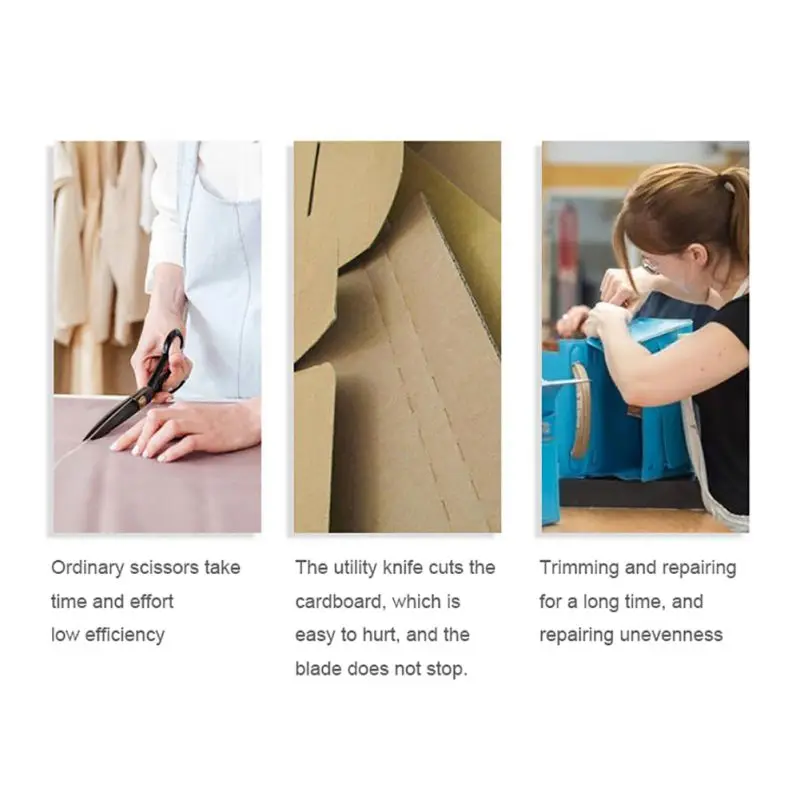 

Hot Portable Electric Scissors With Sharpener Cloth Fabric Cutter Shears Round Rotary Blade Cutting Machine